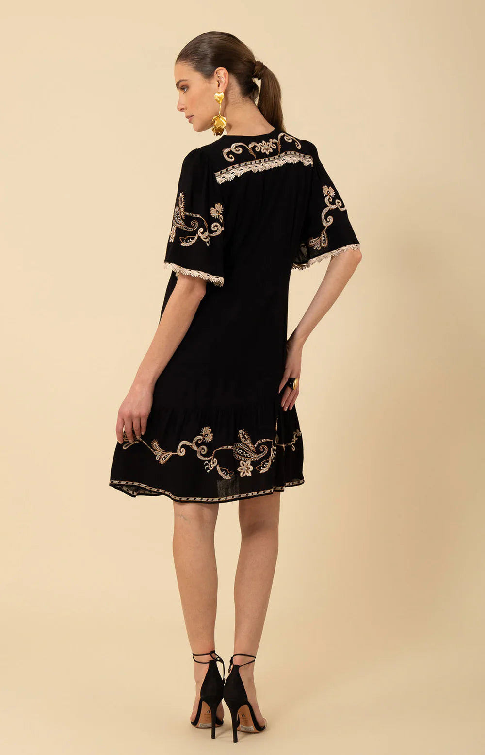 Lennox Embroidered Dress