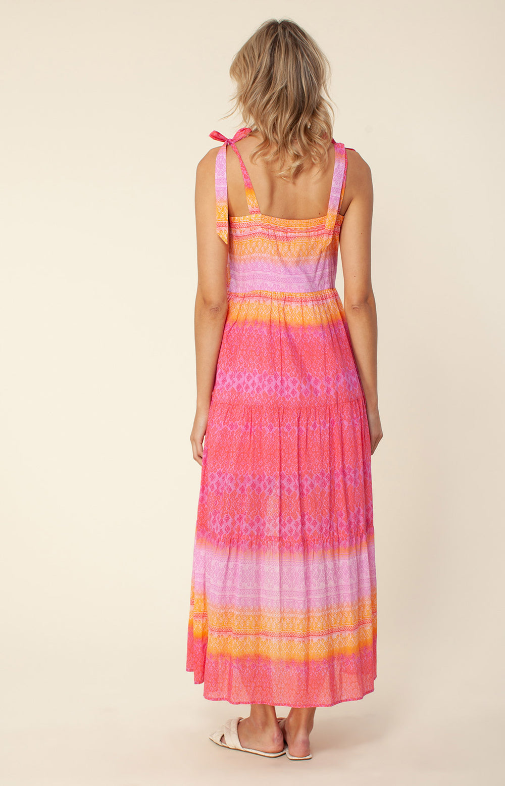 Pearl Voile Maxi Dress