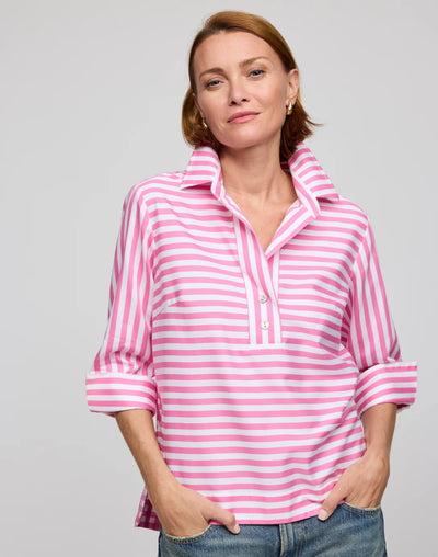 Aileen 3/4 Sleeve Stripe