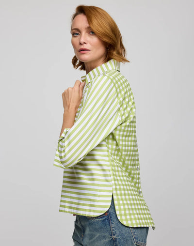 Aileen 3/4 Sleeve Stripe