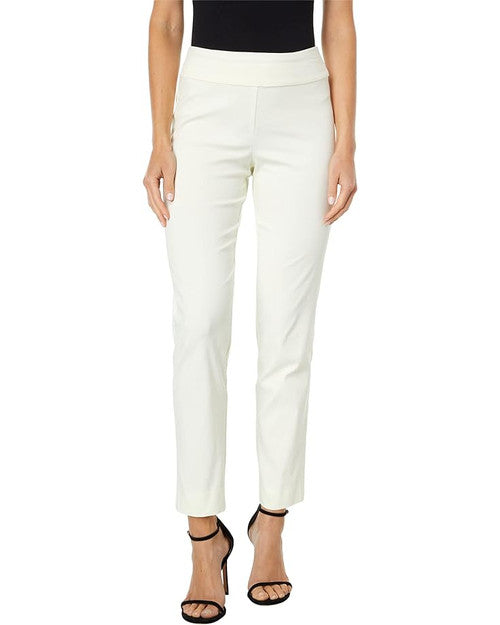 Pull-On Ankle Pants - Ivory