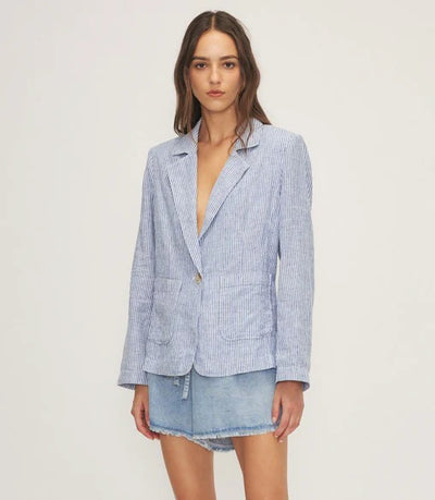 Melissa Nepton Mattis Blazer - Navy/White