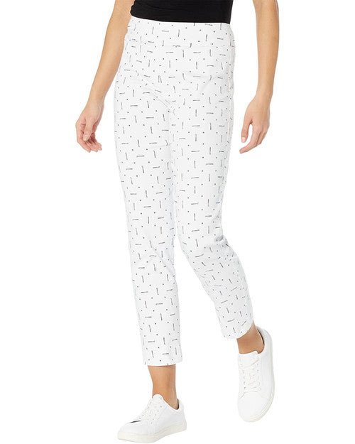 Pull-On Ankle Pants - White Golf