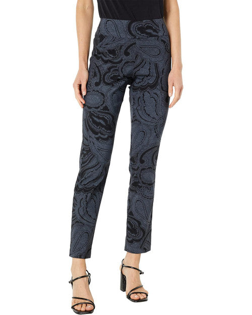 Pull-On Ankle Pants - Paisley