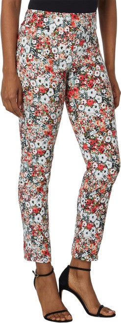 Pull-On Ankle Pants - Mini Flowers