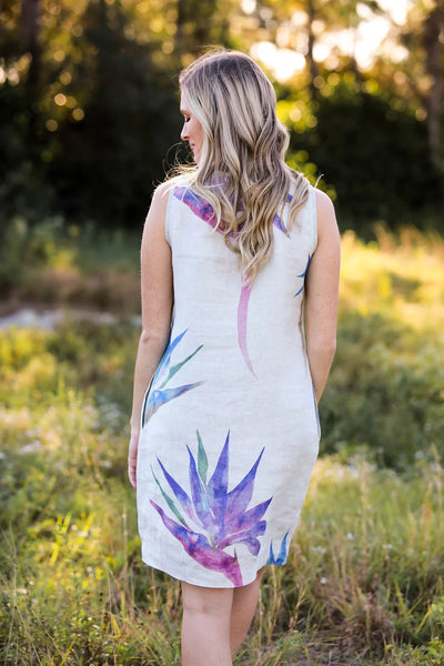 Crew Neck Dress Bird of Paradise Blue