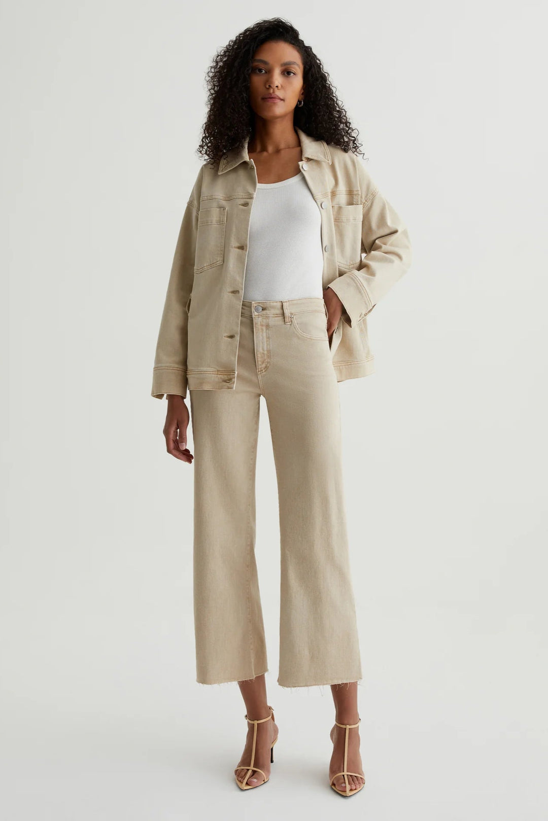 AG - エージーAGレディースデニムTHE BOBBIEwide leg crop24Rの