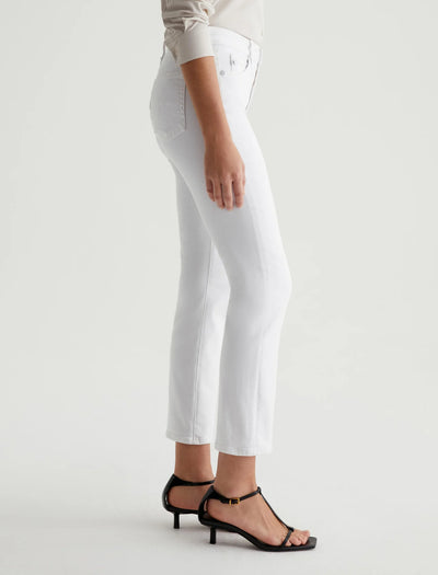 Mari Crop Mid-Rise Slim Straight Jeans