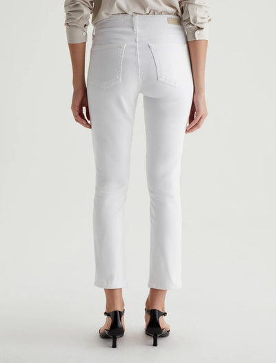 Mari Crop Mid-Rise Slim Straight Jeans