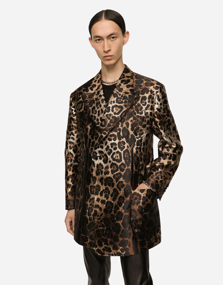 Metallic Animal Print Jacket