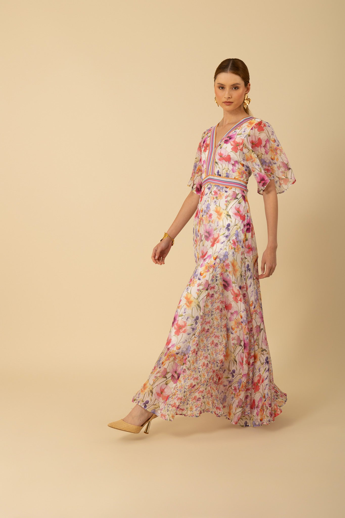 Mariam Chiffon Maxi Dress