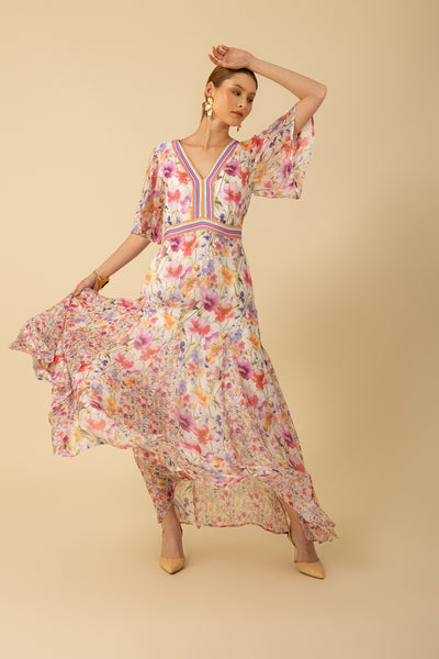 Mariam Chiffon Maxi Dress