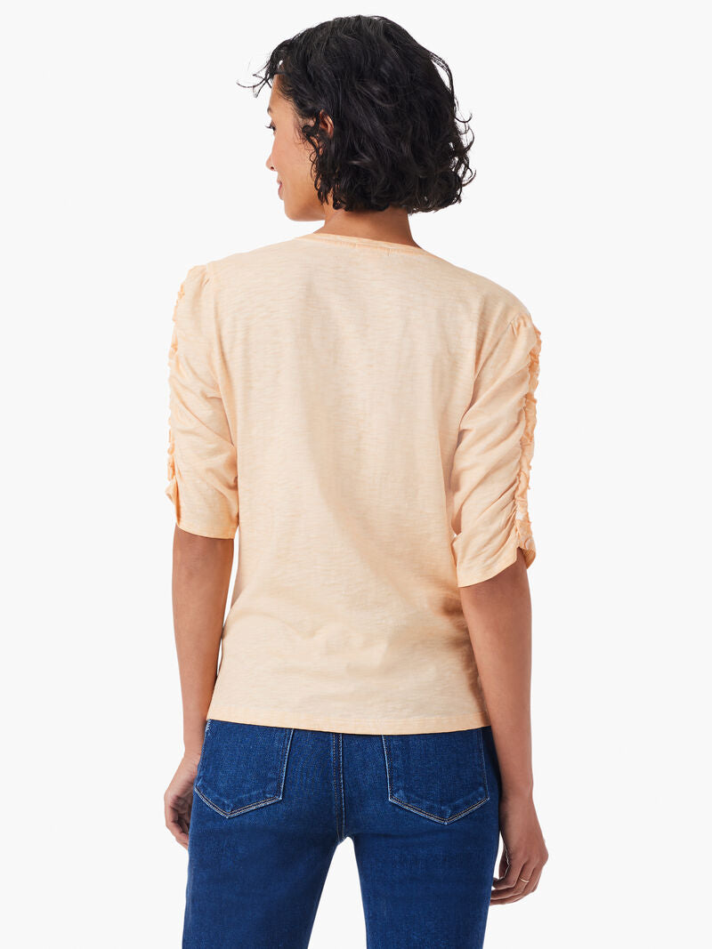 Ruched Elbow Sleeve