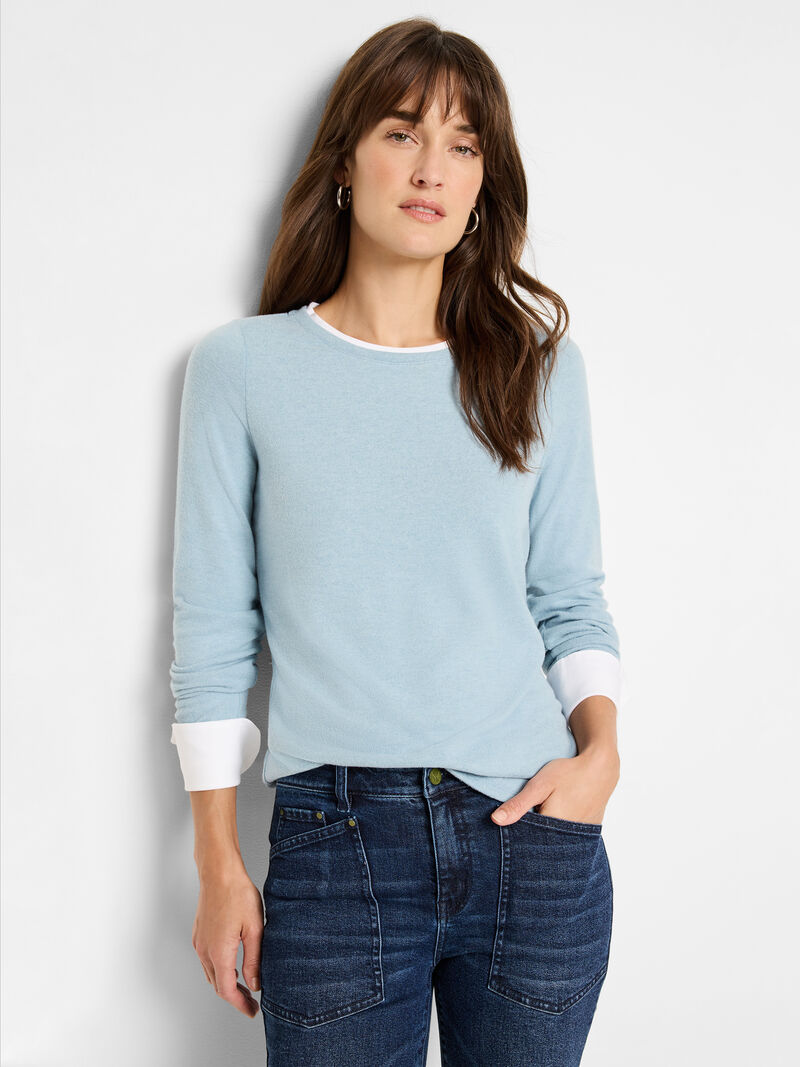 NZT Cozy Cuffed Double Layer Top