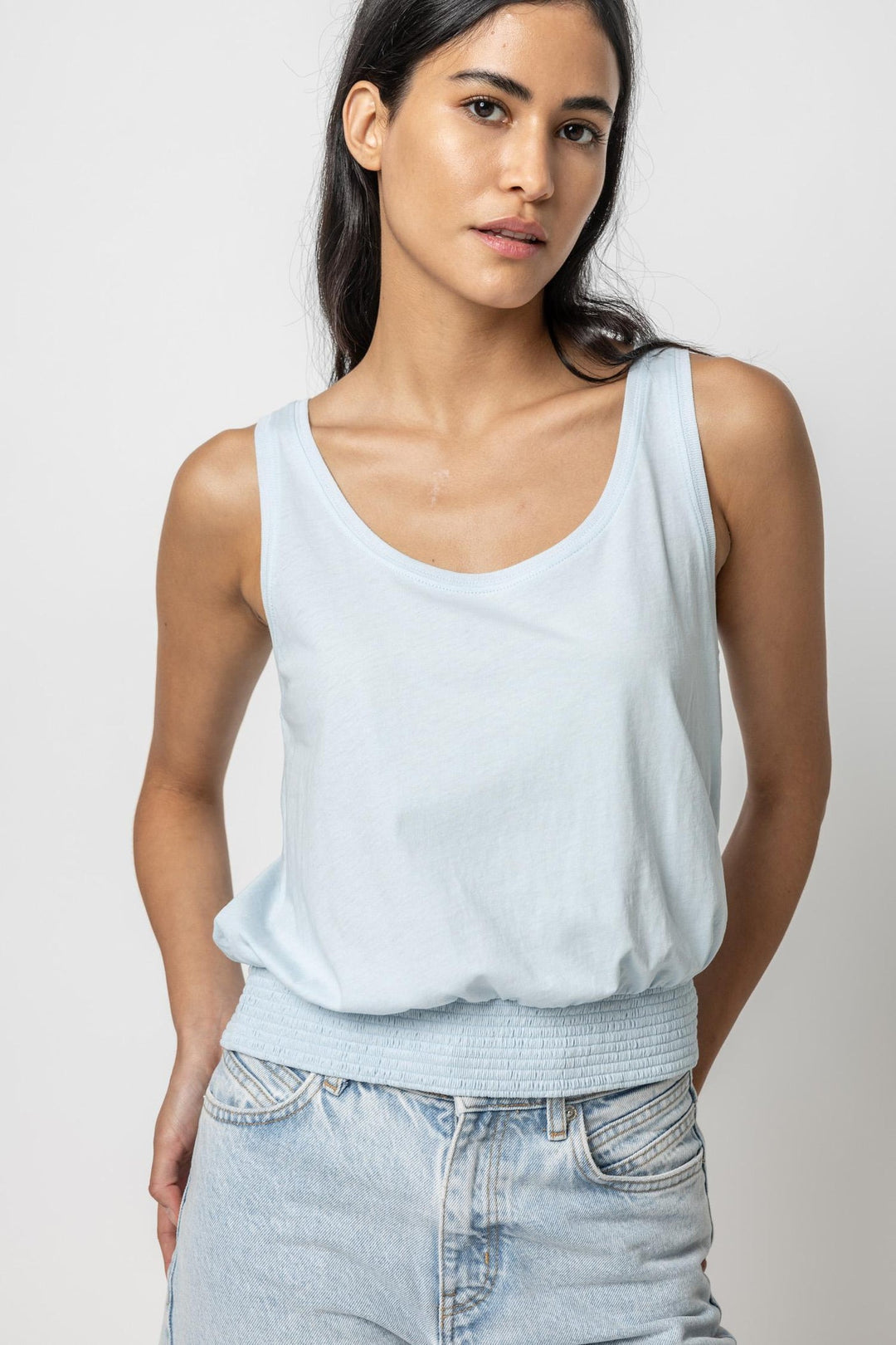 smocked hem