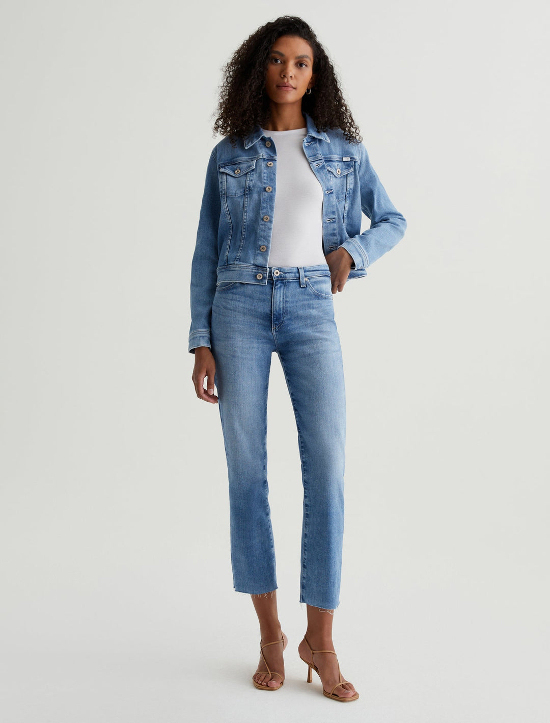 AG - エージーAGレディースデニムTHE BOBBIEwide leg crop24Rの