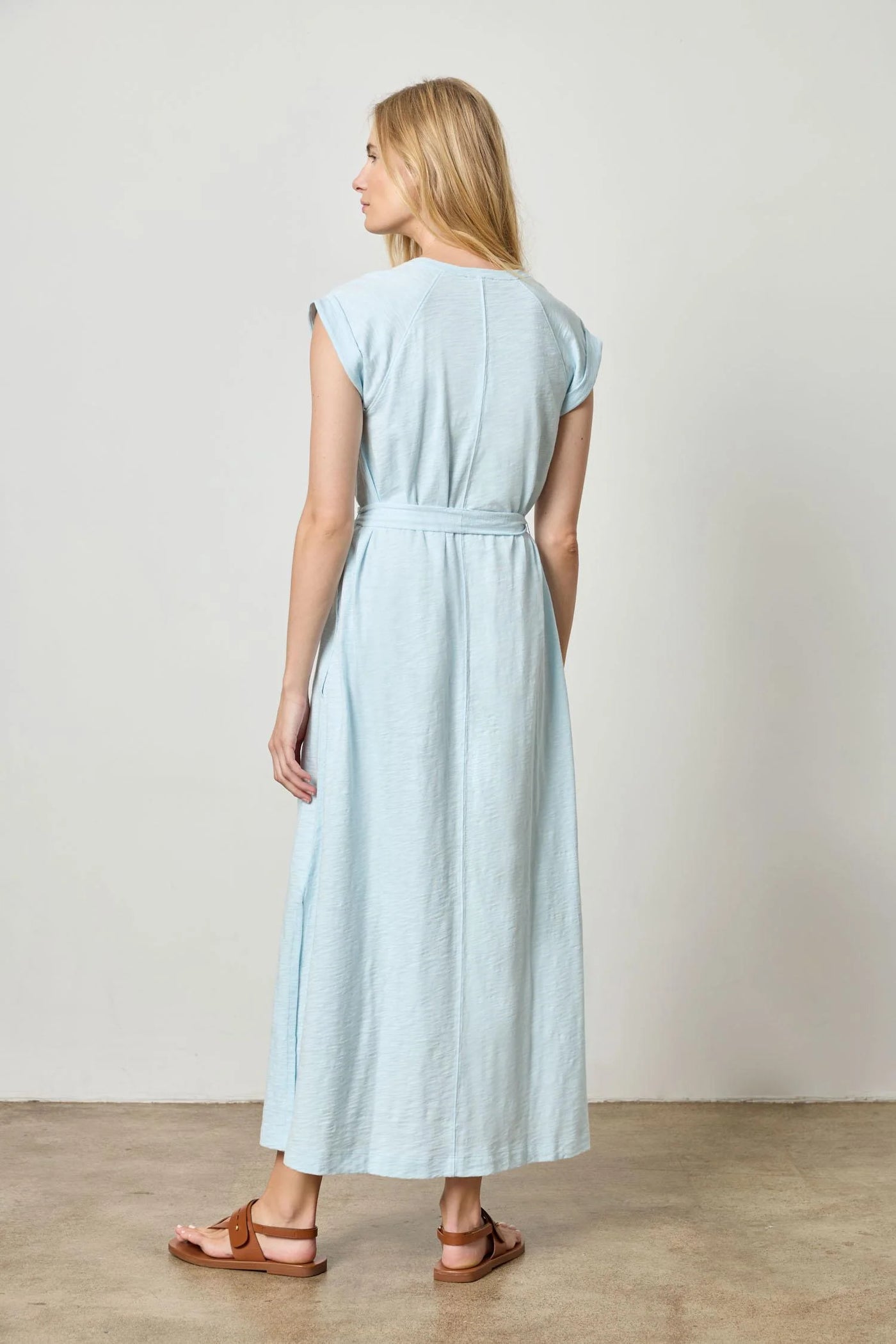 Saddle Sleeve Maxi Dress