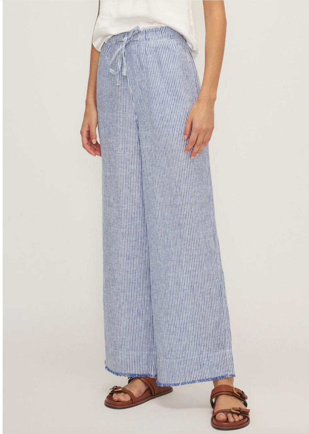 Kauri Linen Stripe Pant