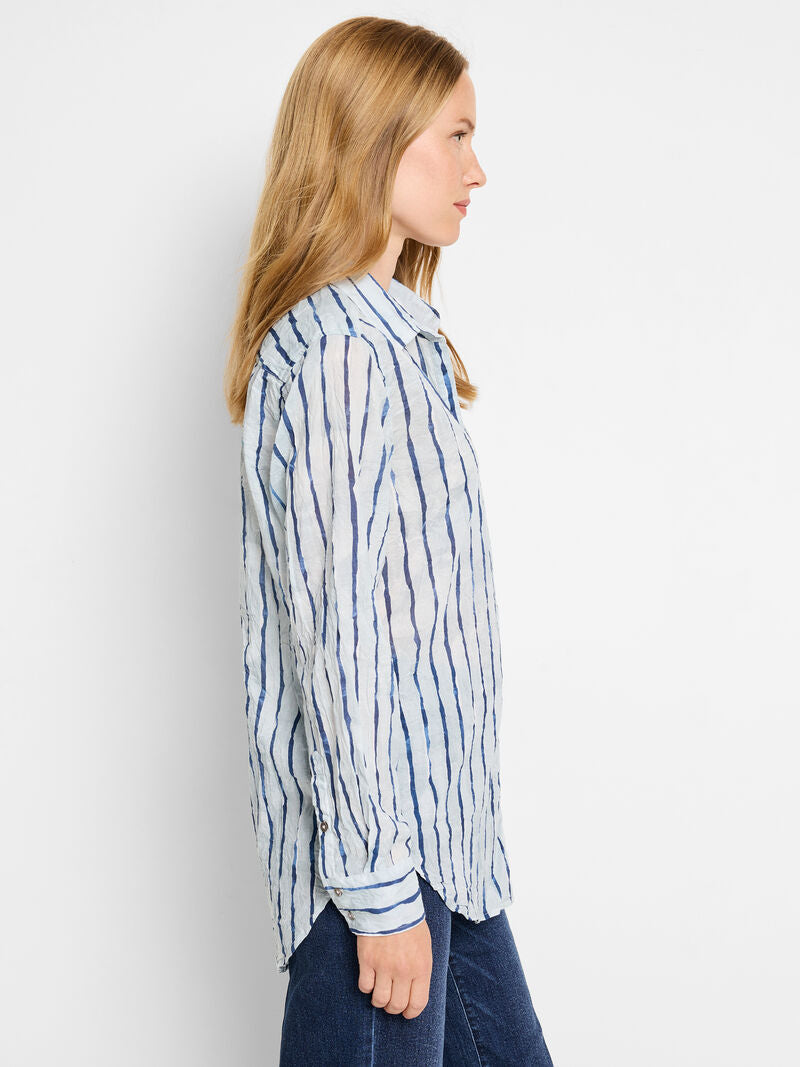 Watercolor Stripe Blouse