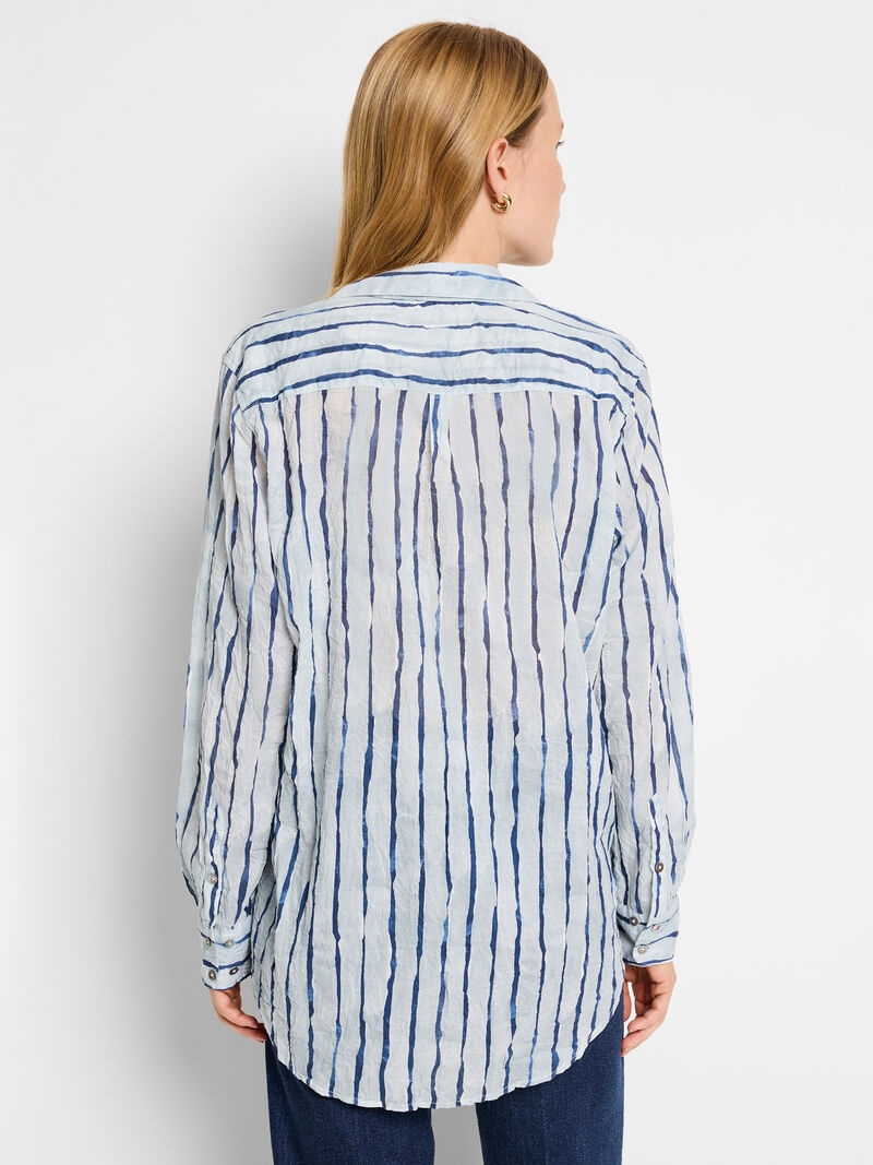 Watercolor Stripe Blouse