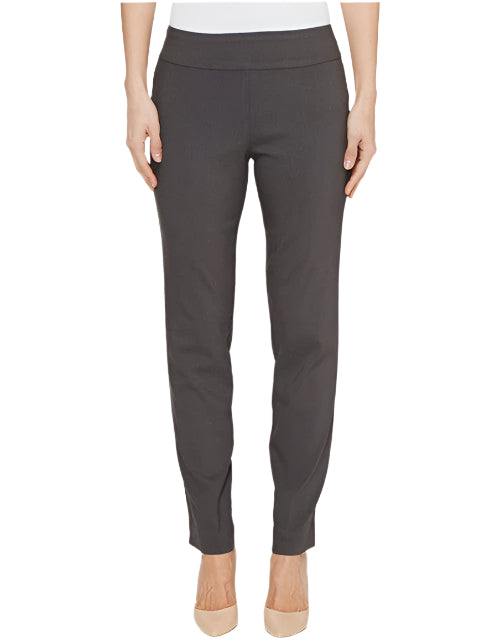 Pull-On Ankle Pants - Grey