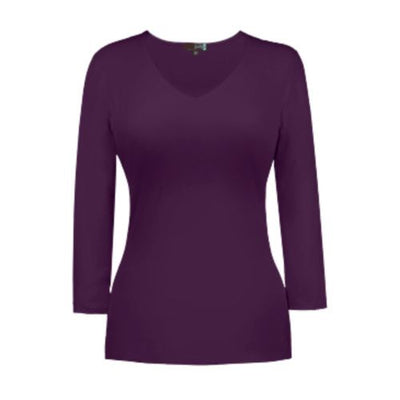 V-Neck 3/4 Sleeve Top