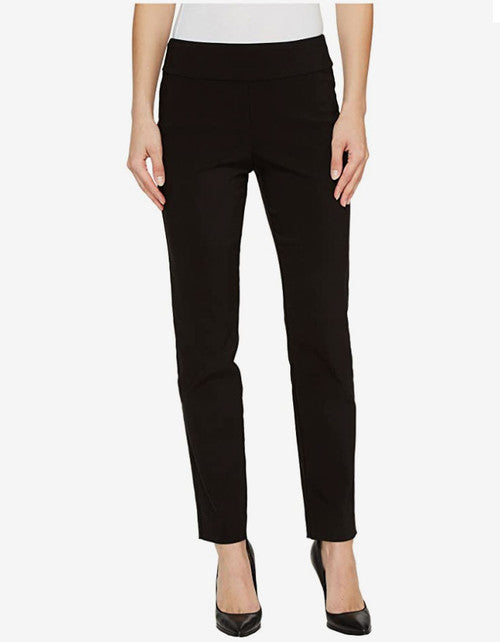 Pull-On Ankle Pants - Black