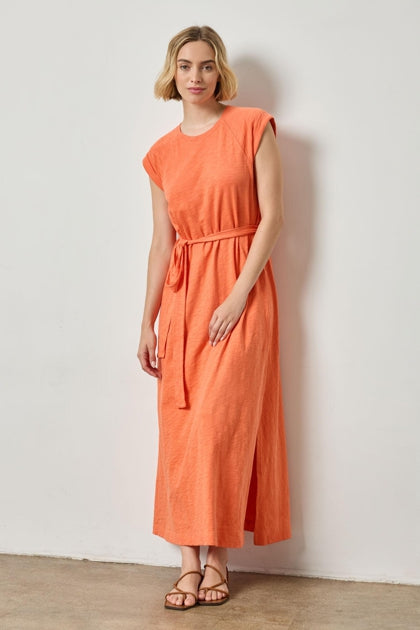 Saddle Sleeve Maxi Dress