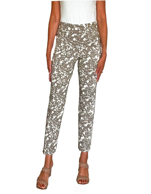 Pull-On Ankle Pants - Military Splatter