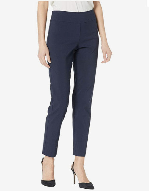 Pull-On Ankle Pants - Navy