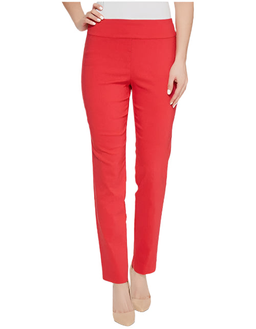 Pull-On Ankle Pants - Red