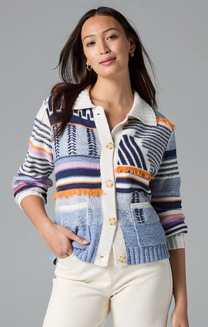 Pattern Play Sweater Jacket