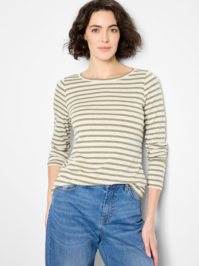 Long Sleeve Stripe Tee
