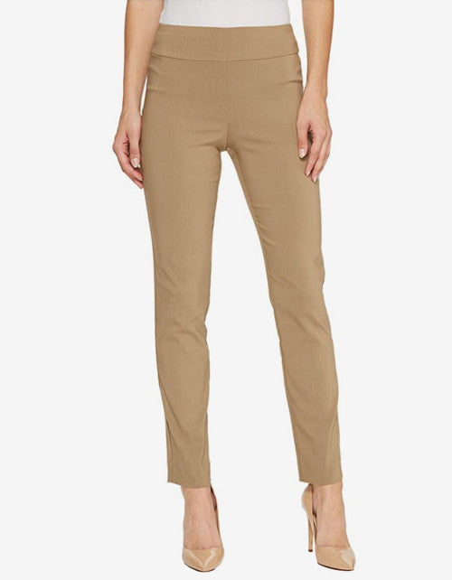 Pull-On Ankle Pants - Taupe