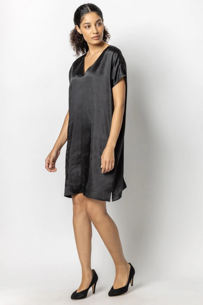 Double V-Neck Dress