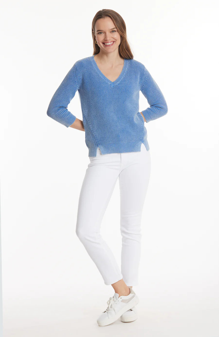 Mineral Wash Shaker Sweater
