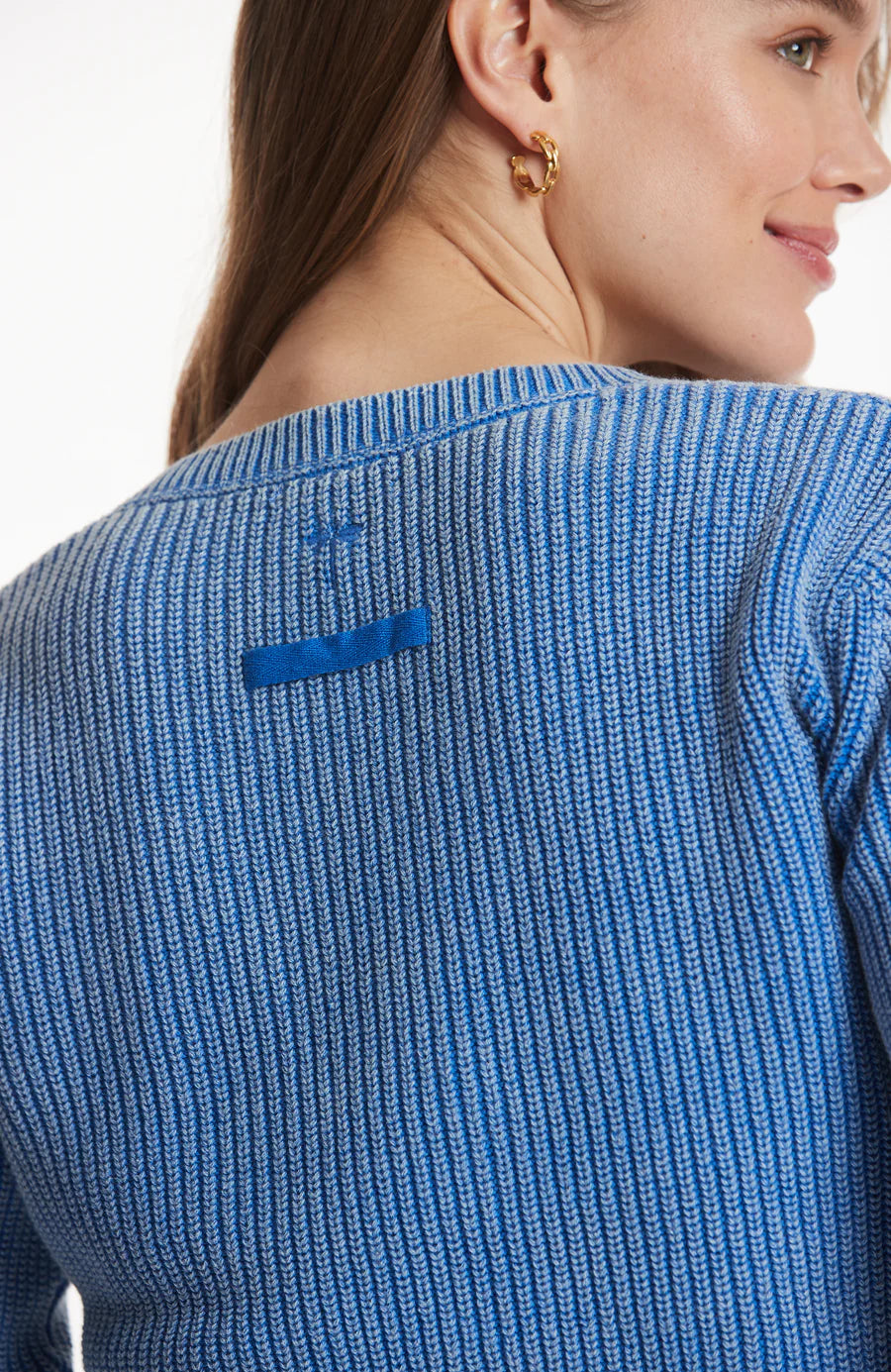 Mineral Wash Shaker Sweater