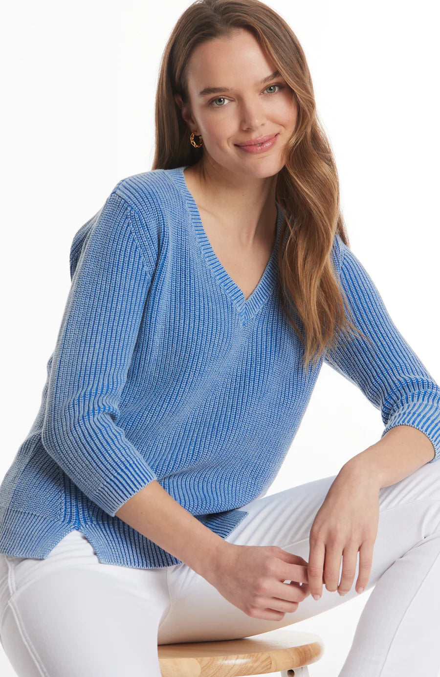 Mineral Wash Shaker Sweater