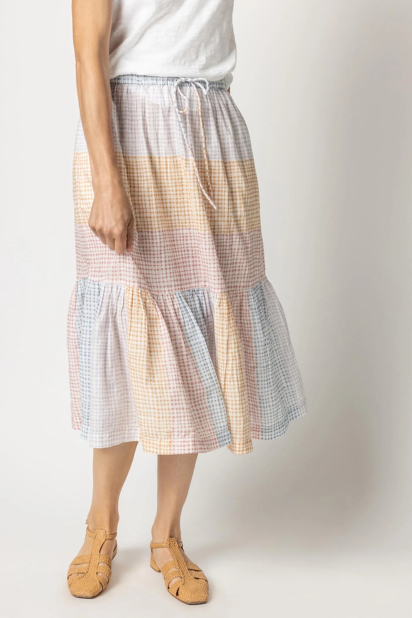 Pull On Peplum Skirt