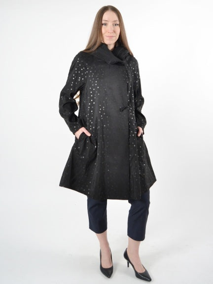 The Dot Donatella Wrap Coat